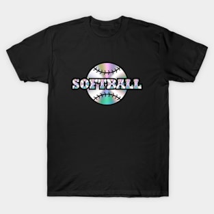 Softball Holographic T-Shirt